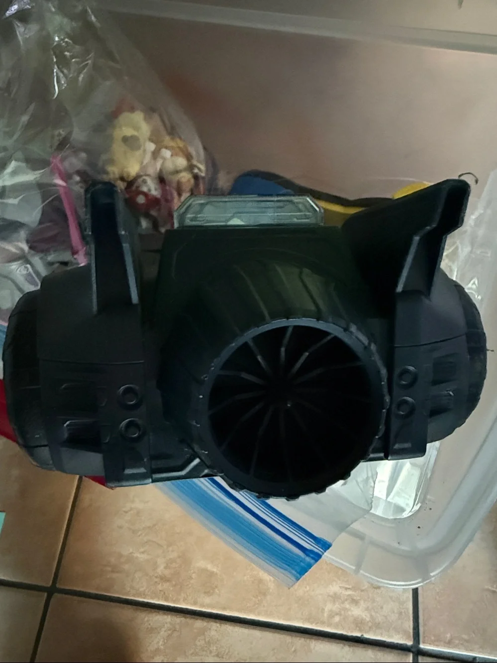 DC Black Bat Mobil Toy Panel with Raised Grille Detailing
